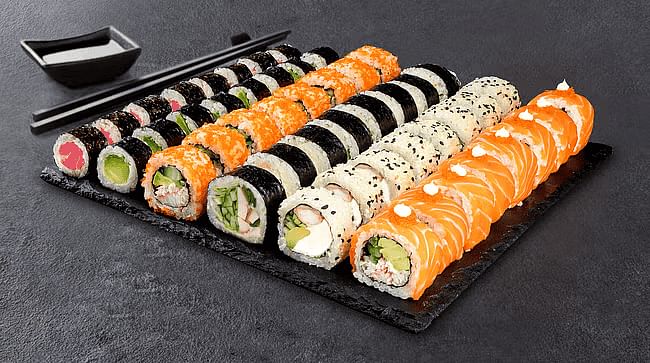 炙りエビロール